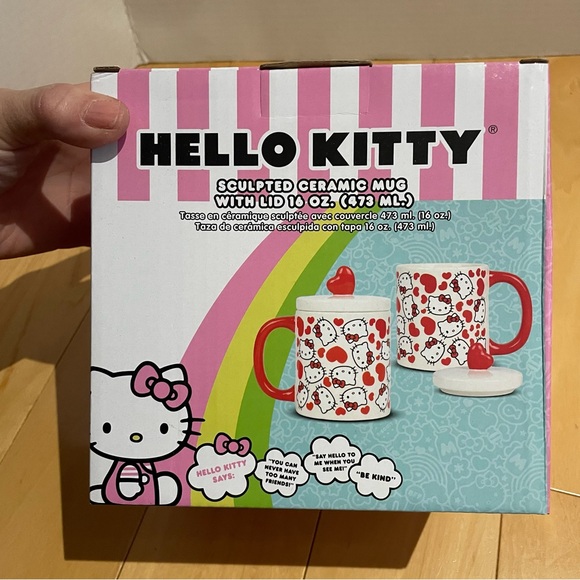 NIB hello kitty hearts lidded mug - Picture 8 of 8